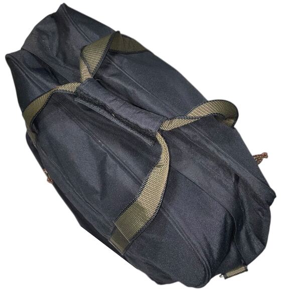 ATHALON Black Duffel Carryall Weekender Overnigt Bag - Picture 5 of 7